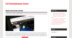 Desktop Screenshot of 123-entertainment-center.com