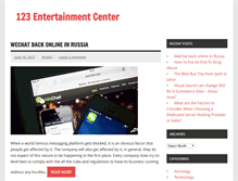 Tablet Screenshot of 123-entertainment-center.com